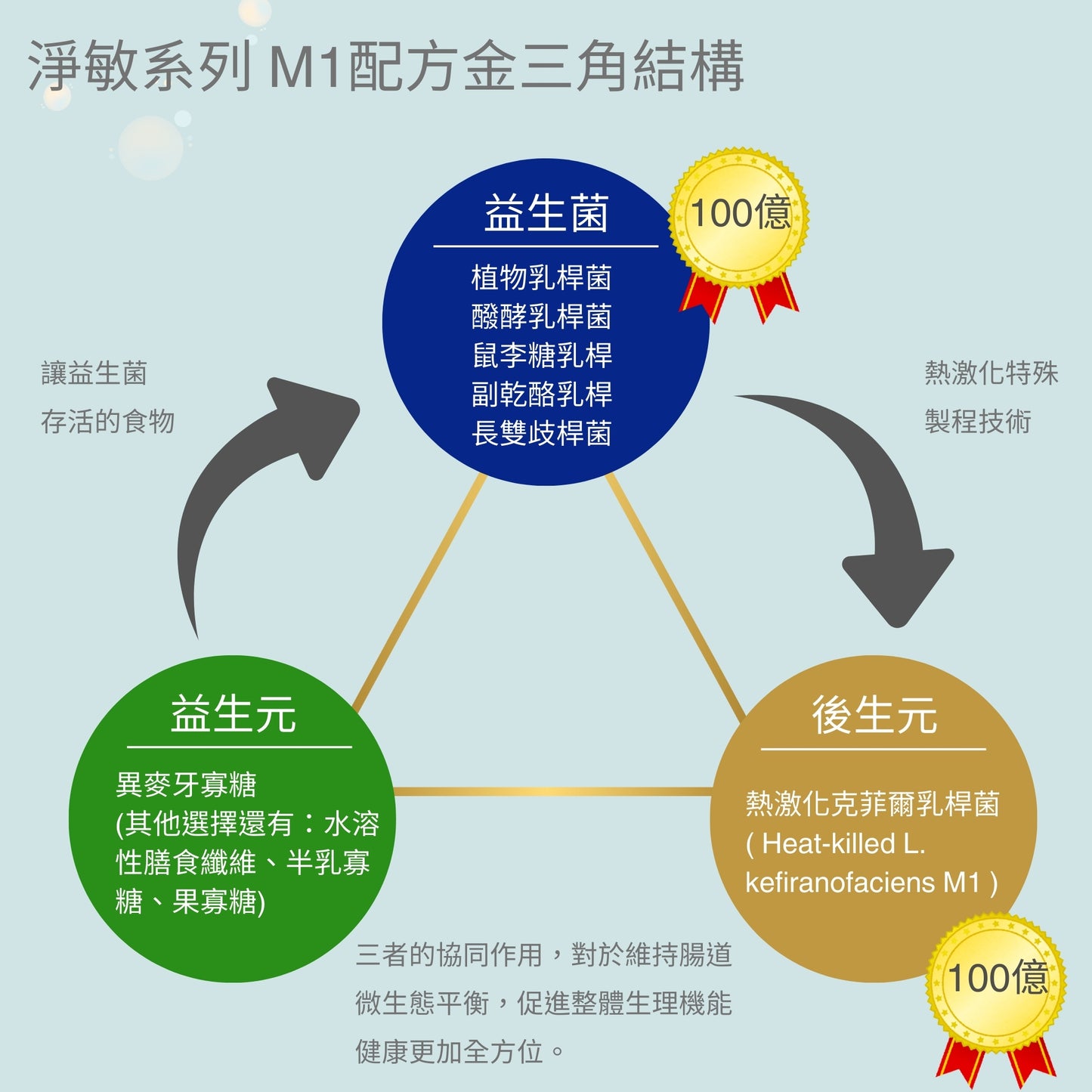 【Urbios優益生】新淨敏系列  M1配方：LP28防護專利益生菌